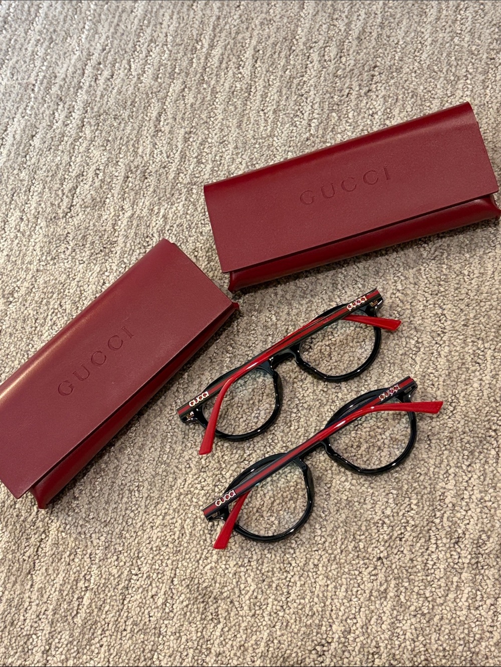 Gucci GG18710 Prescription Eyeglasses — Set of 2 | Excellent Condition | Cases I